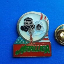 Metallica Wedding Enamel Pin Metallica Wedding Enamel Pin