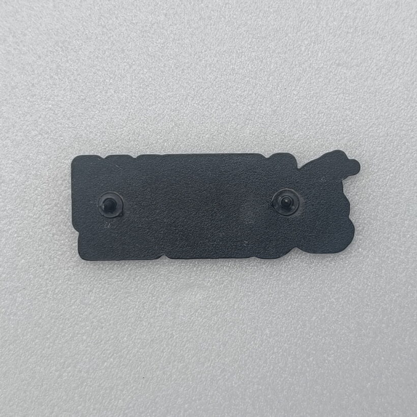 Back of Metalligraphs Die Stuck Pin