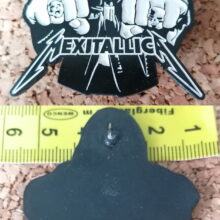 Second picture of Mexitallica Cliff Burton Enamel Pin