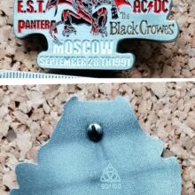 Second picture of X Second picture of Monsters Of Rock Moscow 1991 Enamel Pin