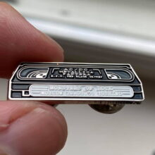 Monsters Of Rock Moscow 1991 VHS Enamel Pin - Black Monsters Of Rock Moscow 1991 VHS Enamel Pin - Black