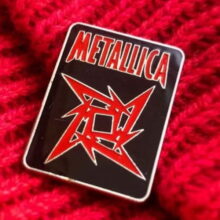 Ninja Star And Logo Enamel Pin Ninja Star And Logo Enamel Pin