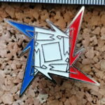 Ninja Star - France Enamel Pin