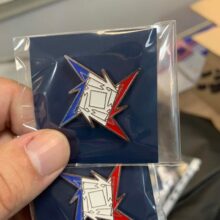 Packaging of Ninja Star - France Enamel Pin