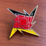 Ninja Star - Germany Enamel Pin