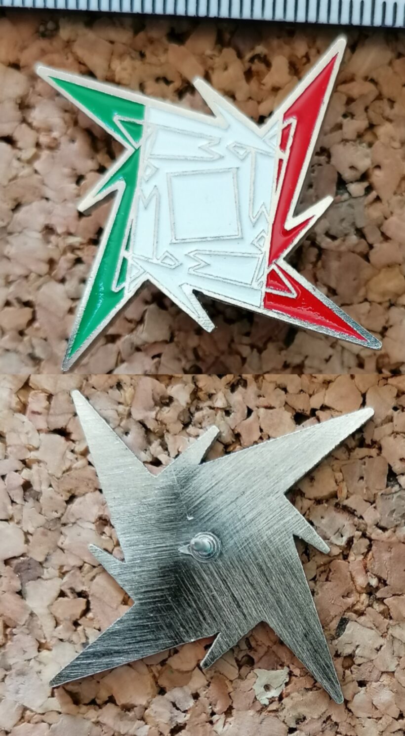 Second picture of X Second picture of Ninja Star - Italy Enamel Pin