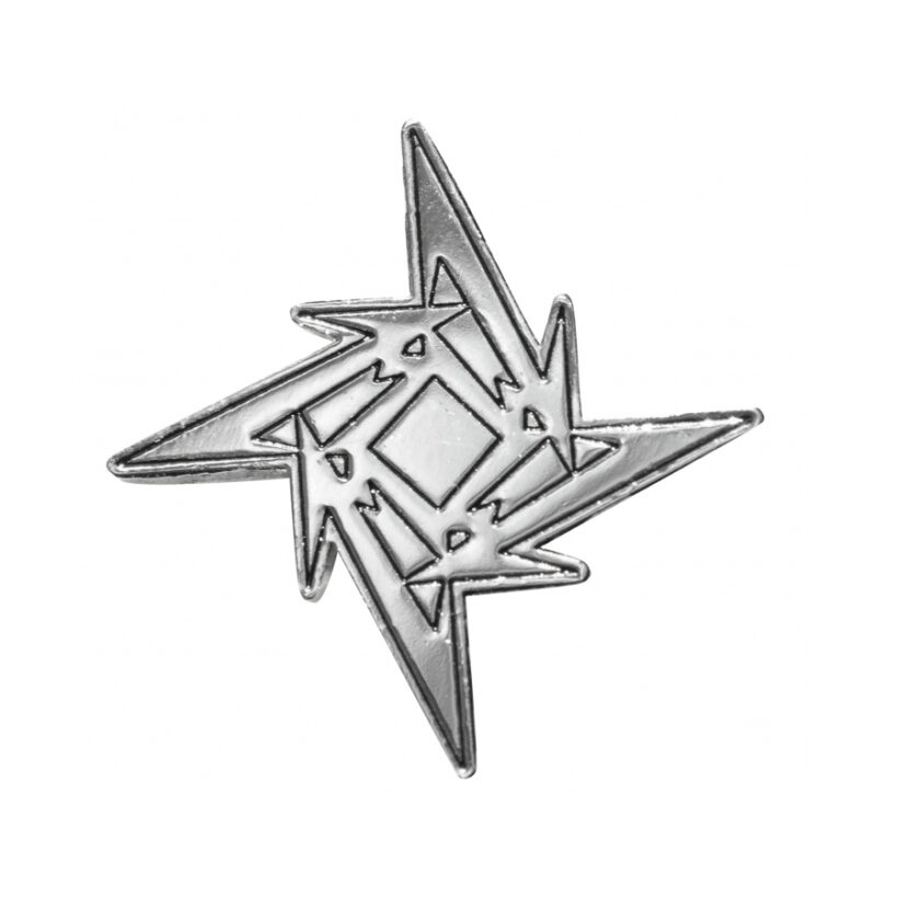 Ninja Star Metal Pin