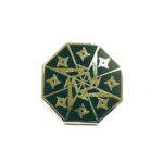 Ninja Star Octagon Enamel Pin