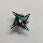 Ninja Star Offset Printed Pin With Leds