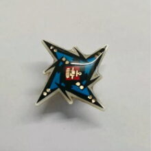 Ninja Star Offset Printed Pin With Leds Ninja Star Offset Printed Pin With Leds