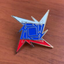 Ninja Star - Russia Enamel Pin