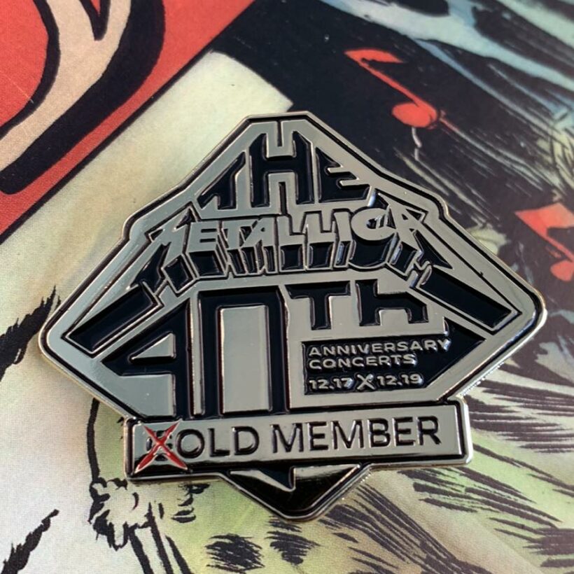 Third picture of Old Member Enamel Pin Third picture of Old Member Enamel Pin