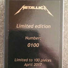Back of the packaging of One Printed Pin
