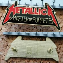 Second picture of X Second picture of Oversized Metallica Master of Puppets Enamel Pin