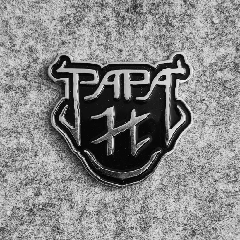 papa-het-symbol-enamel-pin-on-papa-het-guitar Papa Het Symbol Enamel Pin