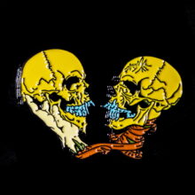 Pushead Skull Enamel Pin