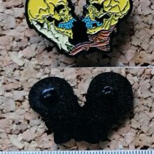 Second picture of Pushead Skull Enamel Pin