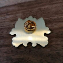 Back of Rebel Offset Printed Pin