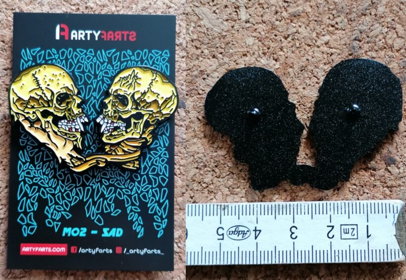 Second picture of Sad But True Enamel Pin