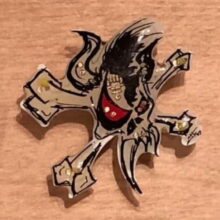 Scary Guy Blinking Pin Scary Guy Blinking Pin