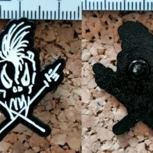 Second picture of Scary Guy Enamel Pin
