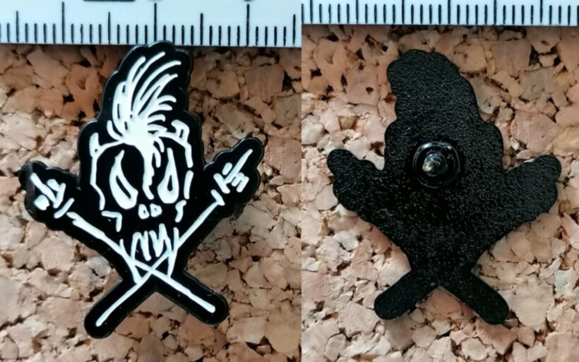 Second picture of Scary Guy Enamel Pin