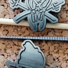 Second picture of X Second picture of Scary Guy Enamel Pin