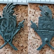 Second picture of Scary Guy Pewter Pin