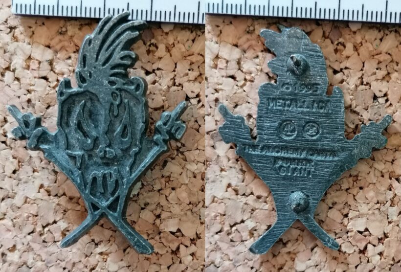 Second picture of Scary Guy Pewter Pin