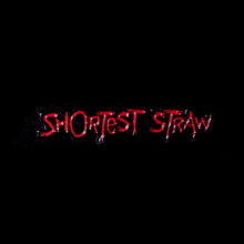 Shortest Straw Lettering Enamel Pin Shortest Straw Lettering Enamel Pin