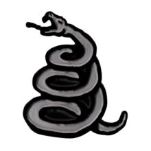 Third picture of Snake Enamel Pin