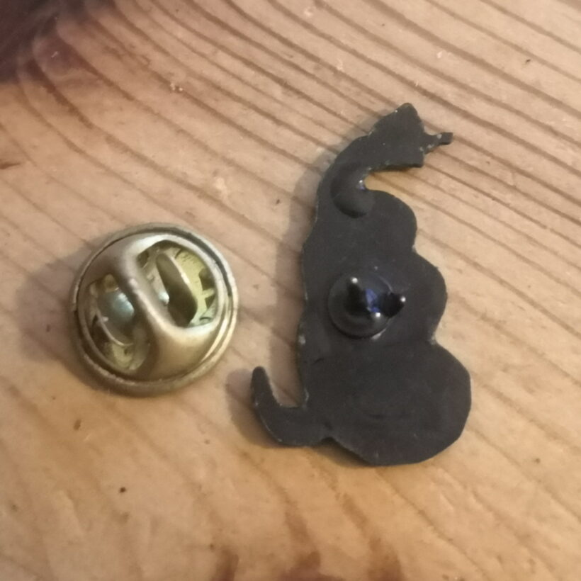 Back of Snake Enamel Pin Back of Snake Enamel Pin