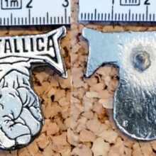 Second picture of St. Anger Fist Enamel Pin