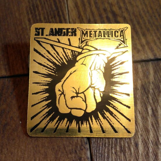 St. Anger Fist Enamel Pin