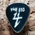 The Big 4 Guitar Pick - Black Enamel Pin