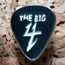 The Big 4 Guitar Pick - Black Enamel Pin The Big 4 Guitar Pick - Black Enamel Pin