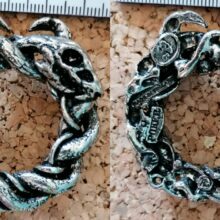 Second picture of X Second picture of The Struggle Within Pewter Pin