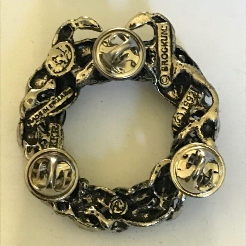 Back of The Struggle Within Pewter Pin Back of The Struggle Within Pewter Pin