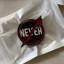 Through The Never Logo Enamel Pin Through The Never Logo Enamel Pin