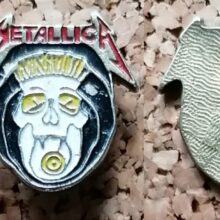 Second picture of X Second picture of Vertigo Enamel Pin