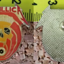 Second picture of X Second picture of Vertigo Enamel Pin