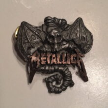 Wherever I May Roam Pewter Pin