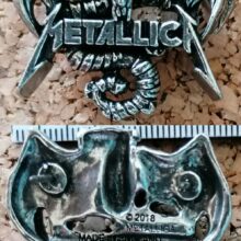 Back of Wherever I May Roam Pewter Pin