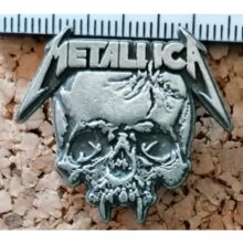 Worldwired Skull Pewter Pin