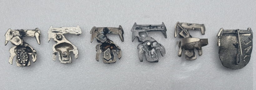 Set Jump In The Fire Pewter Pins