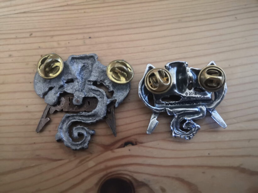 Comparison Roam Pewter Pins