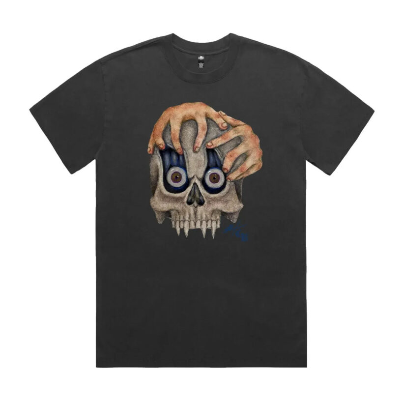 cliff-burton-x-lullah-trujillo-skull-premium-faded-black-tee