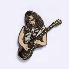 kirk-hammett-playing-his-blacked-out-les-paul-custom-guitar-enamel-pin-1-1