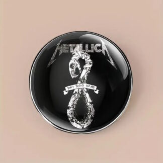 Don't Tread On Me Circular Offset Printed Pin