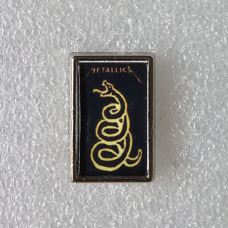 Metallica Logo & Snake Rectangular Offset Printed Pin